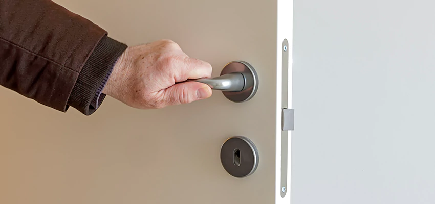 Restroom Locks Privacy Bolt Installation in Galesburg, Illinois