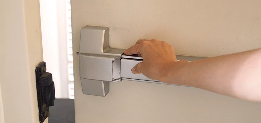Roller Gate Panic Bar Installation in Galesburg, Illinois